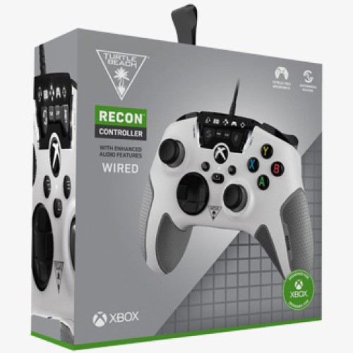 Turtle Beach Recon Wired Game Controller for Xbox Series X/S & Xbox One - White
